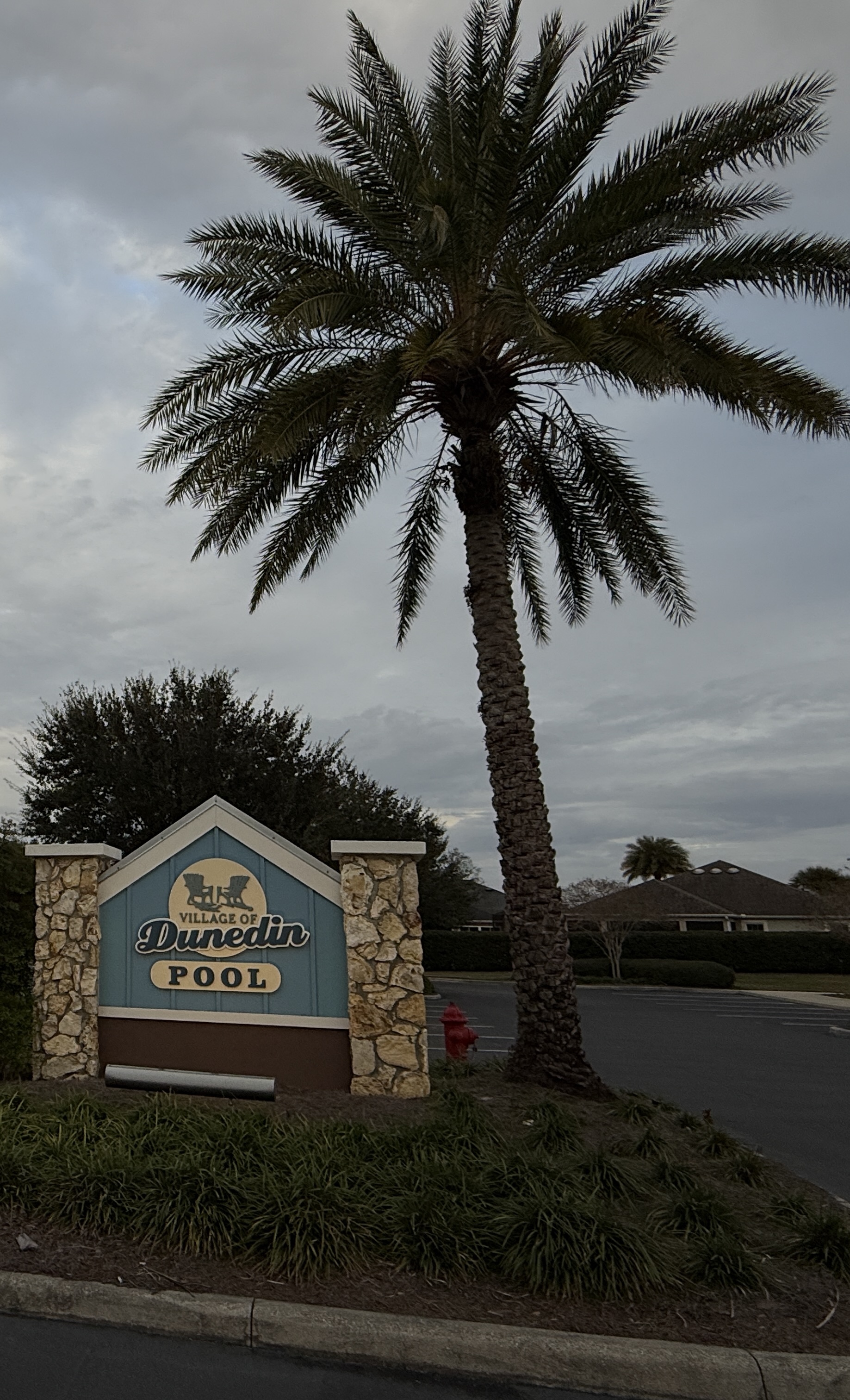 Village of Dunedin Pool sign